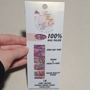 Colorful Nail Polish Strips